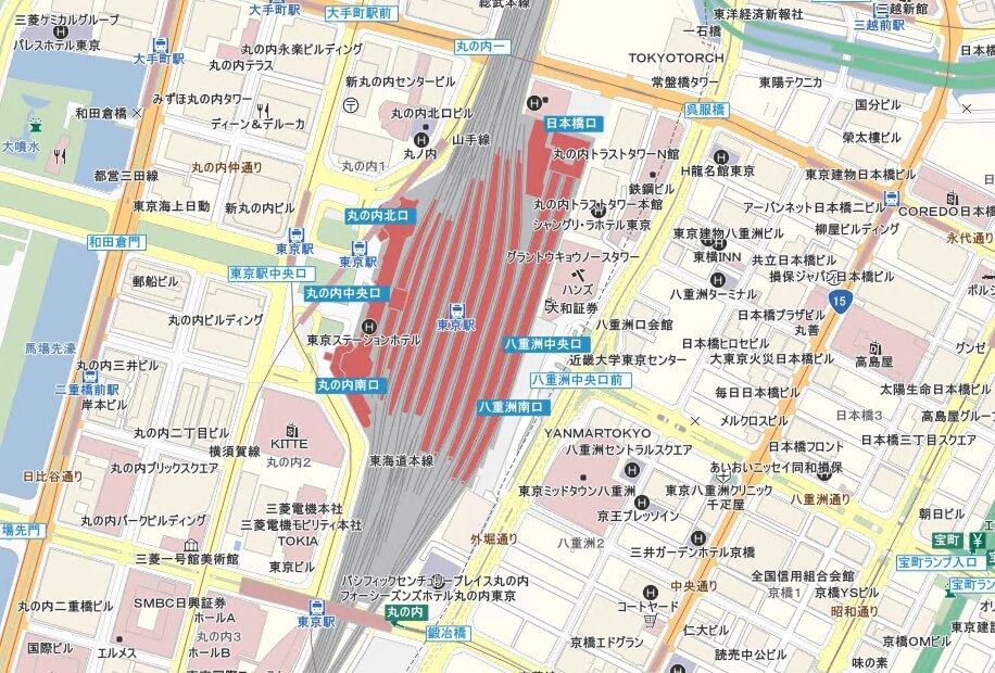 大縮尺の詳細な全国背景地図