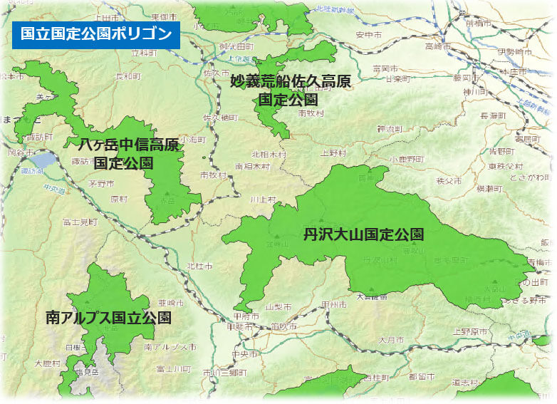 国立国定公園ポリゴン
