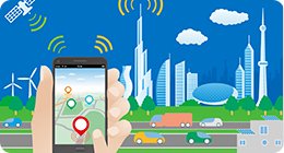 VICS情報対応。リアルタイム提供される交通情報を地図上に